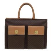 Pre-owned Canvas celine-bags Celine Vintage , Brown , Dames