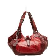 Pre-owned Leather handbags Celine Vintage , Red , Dames