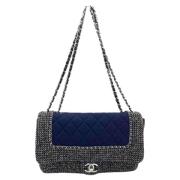 Pre-owned Canvas chanel-bags Chanel Vintage , Blue , Dames