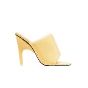 Luxe Gele Stiletto Sandalen The Attico , Yellow , Dames