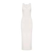 Witte Corset Midi Jurk Nina Ricci , White , Dames