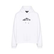 Witte Hoodie met Logo Dsquared2 , White , Heren