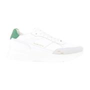 Witte leren Jet Runner sneakers Filling Pieces , White , Dames