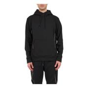 Katoenen hoodie met voorlogo Hugo Boss , Black , Heren