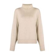 Beige Cashmere Turtleneck Sweater Isabel Marant , Beige , Dames