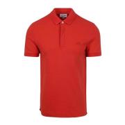 Rode polo met korte mouwen Lacoste , Red , Heren