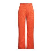 Oranje Twill Utility broek voor dames Ralph Lauren , Orange , Dames