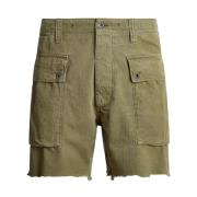 Olijfgroene cargoshorts Ralph Lauren , Green , Heren