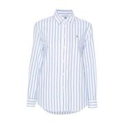 Katoenen shirt met strepen Ralph Lauren , White , Dames