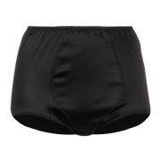 Satin High-Waisted Panties Dolce & Gabbana , Black , Dames