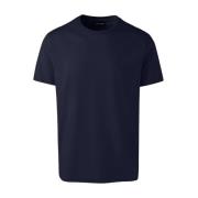 Navy Katoen Logo T-Shirt Canada Goose , Blue , Heren