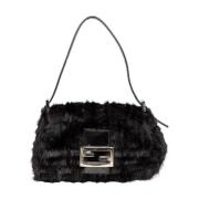 Pre-owned Fur fendi-bags Fendi Vintage , Black , Dames