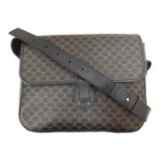 Pre-owned Canvas shoulder-bags Celine Vintage , Black , Dames