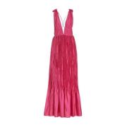 Amarant Ostara Jurk Gedrapeerd Stijl Simkhai , Pink , Dames