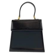 Pre-owned Leather handbags Yves Saint Laurent Vintage , Black , Dames