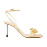 Crème Stiletto Sandalen Regalo Jacquemus , Yellow , Dames