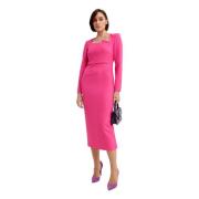 Roze Jurk met Asymmetrische Halslijn Roland Mouret , Pink , Dames