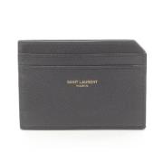 Pre-owned Leather wallets Yves Saint Laurent Vintage , Black , Heren