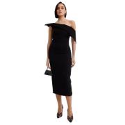 Zwarte Asymmetrische Jurk Elegant Gelegenheid Roland Mouret , Black , ...