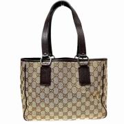 Pre-owned Canvas totes Gucci Vintage , Brown , Dames