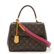 Pre-owned Canvas handbags Louis Vuitton Vintage , Brown , Dames