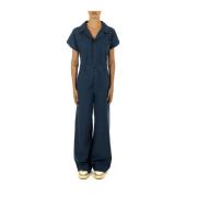 Blauwe Jumpsuit Jurk Nine In The Morning , Blue , Dames