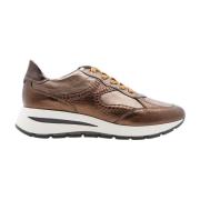 Gouden Sneakers 6333 Roest DL Sport , Brown , Dames