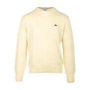 Stijlvolle Pullovers Collectie Lacoste , Beige , Heren