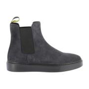 Blauwe Beatles Sneaker Laarzen Doucal's , Blue , Heren