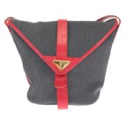 Pre-owned Canvas shoulder-bags Yves Saint Laurent Vintage , Gray , Dam...