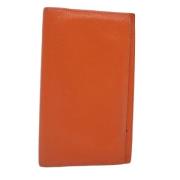 Pre-owned Leather home-office Hermès Vintage , Orange , Dames