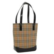 Pre-owned Canvas shoulder-bags Burberry Vintage , Brown , Dames