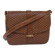 Pre-owned Canvas celine-bags Celine Vintage , Brown , Dames