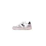 Witte Sneakers Suède Rubberen Zool D.a.t.e. , White , Heren