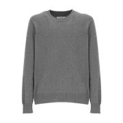 Grijze Kasjmier Pullover met Ronde Halslijn Maison Margiela , Gray , H...