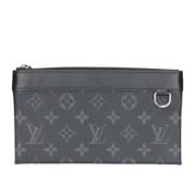 Pre-owned Canvas clutches Louis Vuitton Vintage , Black , Dames