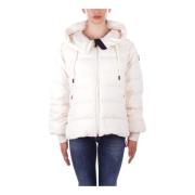 Witte hoodie met zijlogo Afterlabel , White , Dames