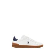 Heritage Court II Leren Sneakers Polo Ralph Lauren , White , Heren