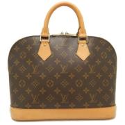 Pre-owned Canvas handbags Louis Vuitton Vintage , Brown , Dames