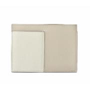 Pre-owned Leather wallets Hermès Vintage , White , Dames