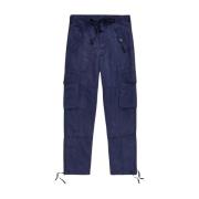 Donkerblauwe cargobroek Ralph Lauren , Blue , Dames