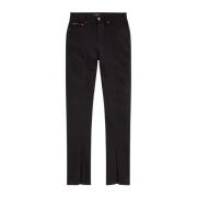 Jeans met spleten in zwart kleur Ralph Lauren , Black , Dames