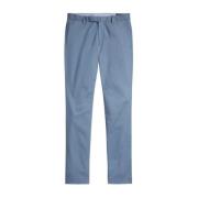 Blauwe slim fit chino broek Ralph Lauren , Blue , Heren