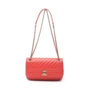 Pre-owned Leather chanel-bags Chanel Vintage , Red , Dames