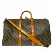 Pre-owned Canvas handbags Louis Vuitton Vintage , Brown , Dames