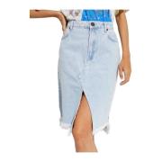 Paarse Hazel Denim Rok One Teaspoon , Blue , Dames