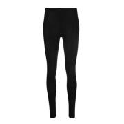 Zwarte Leggings met Hoge Taille en Elastiek Isabel Marant , Black , Da...