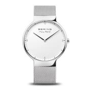 Max René Herenhorloge Zilver 15540-004 Bering , Gray , Heren