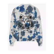 Tie-Dye Oversized Sweater Kenzo , Gray , Dames