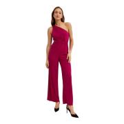 One-Shoulder Jumpsuit Ralph Lauren , Pink , Dames